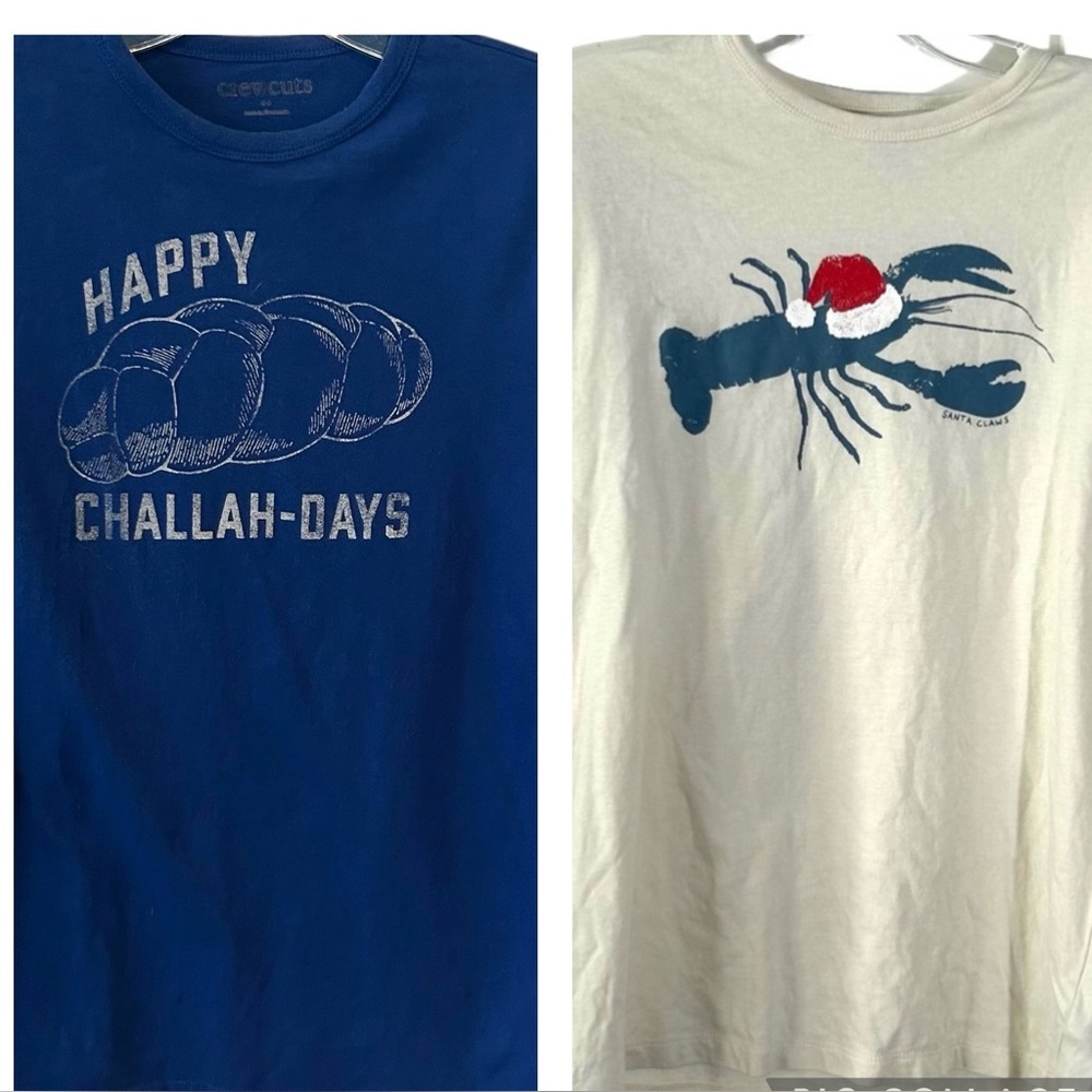 J. Crew Factory Bundle of Two Boys'  graphic tees in Size‎ XL